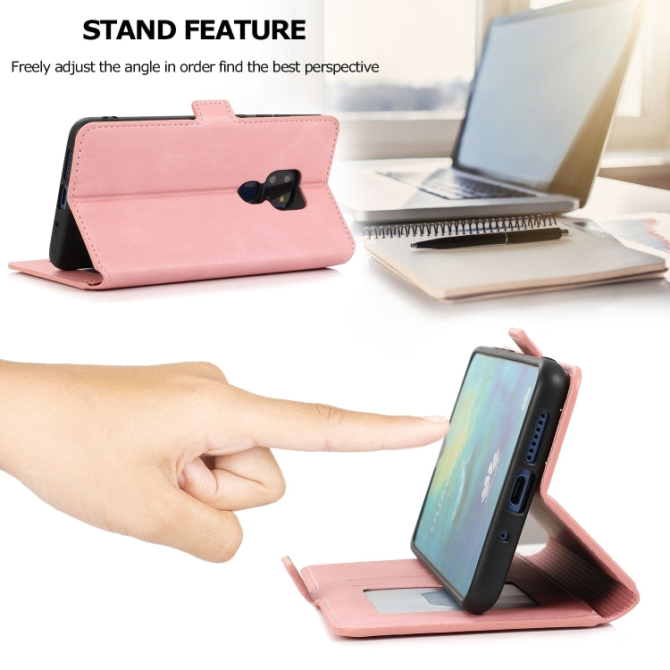 For Huawei Mate 20 Retro Magnetic Closing Clasp Horizontal Flip Leather Case with Holder & Card Slots & Photo Frame & Wallet