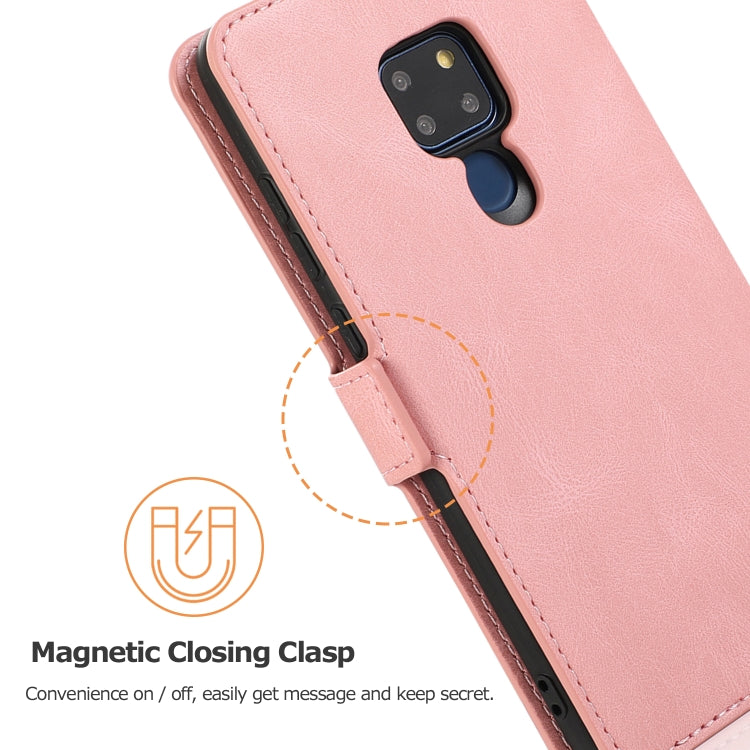 For Huawei Mate 20 Retro Magnetic Closing Clasp Horizontal Flip Leather Case with Holder & Card Slots & Photo Frame & Wallet