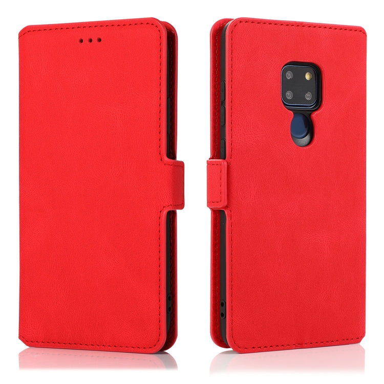 For Huawei Mate 20 Retro Magnetic Closing Clasp Horizontal Flip Leather Case with Holder & Card Slots & Photo Frame & Wallet