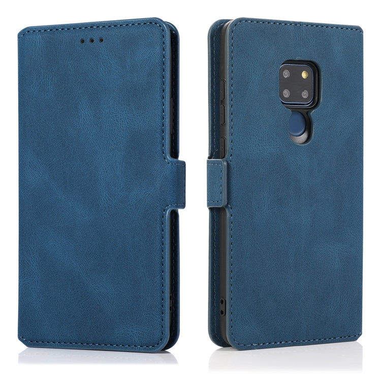 For Huawei Mate 20 Retro Magnetic Closing Clasp Horizontal Flip Leather Case with Holder & Card Slots & Photo Frame & Wallet