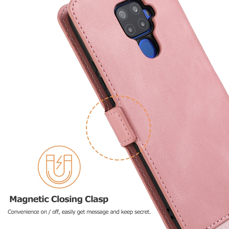 For Huawei Mate 30 Lite Retro Magnetic Closing Clasp Horizontal Flip Leather Case with Holder & Card Slots & Photo Frame & Wallet