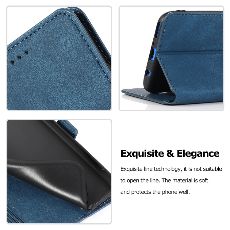 For Huawei Mate 30 Lite Retro Magnetic Closing Clasp Horizontal Flip Leather Case with Holder & Card Slots & Photo Frame & Wallet