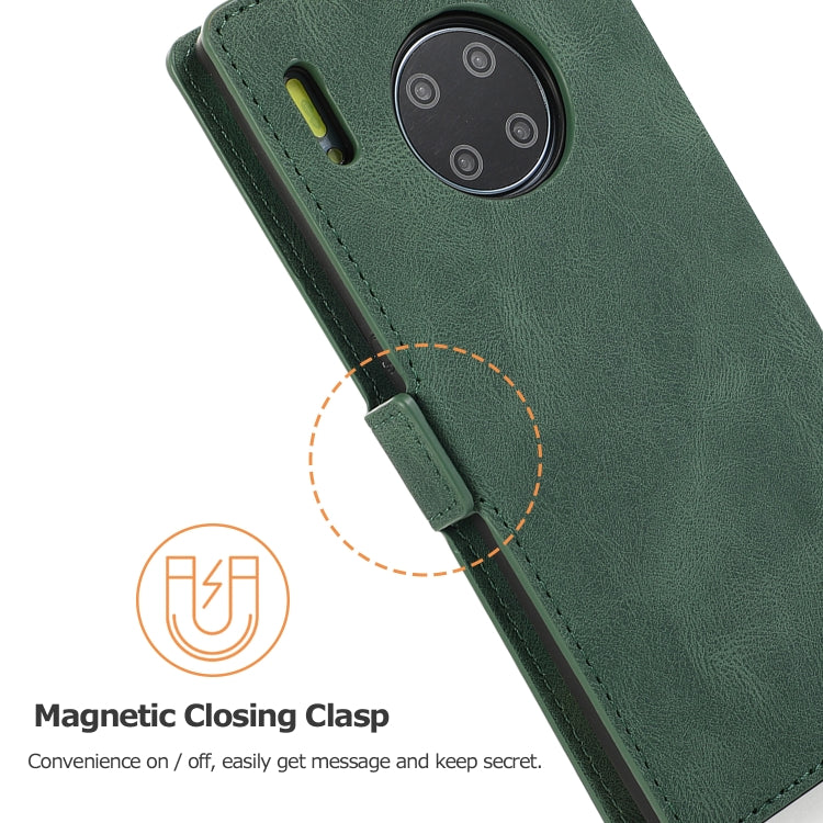 For Huawei Mate 30 Pro Retro Magnetic Closing Clasp Horizontal Flip Leather Case with Holder & Card Slots & Photo Frame & Wallet
