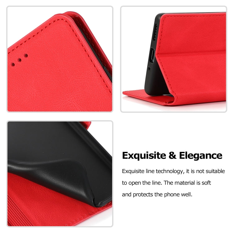 For Huawei Mate 30 Pro Retro Magnetic Closing Clasp Horizontal Flip Leather Case with Holder & Card Slots & Photo Frame & Wallet