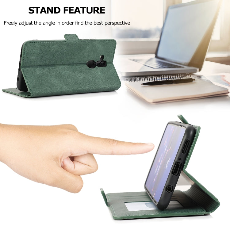 For Huawei Mate 20 Lite Retro Magnetic Closing Clasp Horizontal Flip Leather Case with Holder & Card Slots & Photo Frame & Wallet