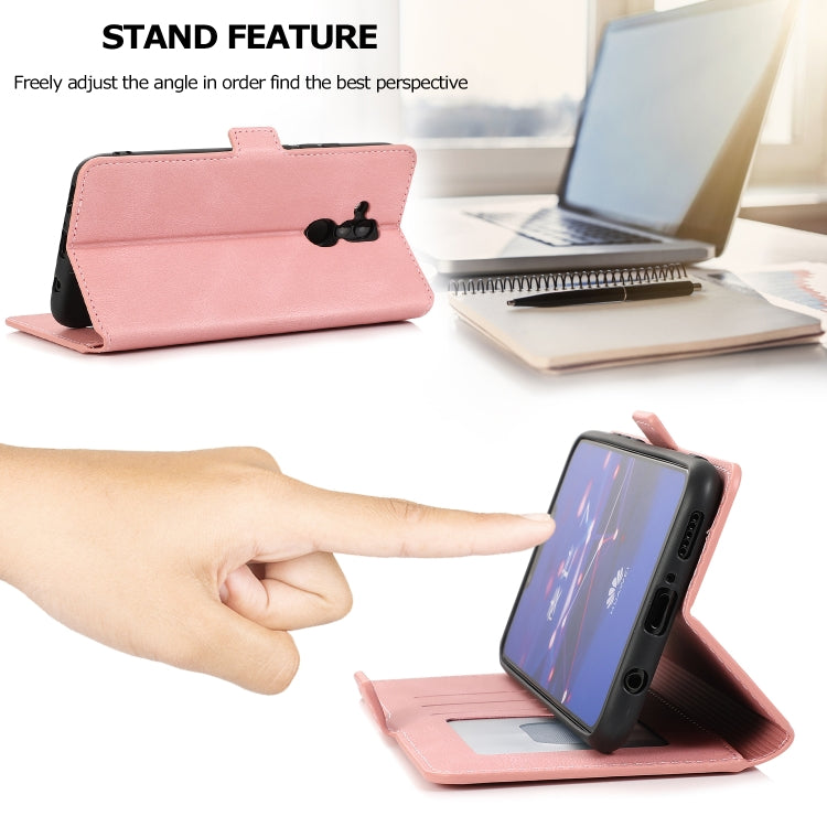 For Huawei Mate 20 Lite Retro Magnetic Closing Clasp Horizontal Flip Leather Case with Holder & Card Slots & Photo Frame & Wallet