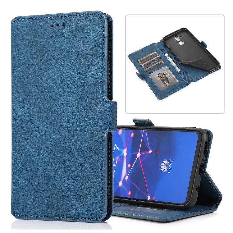 For Huawei Mate 20 Lite Retro Magnetic Closing Clasp Horizontal Flip Leather Case with Holder & Card Slots & Photo Frame & Wallet