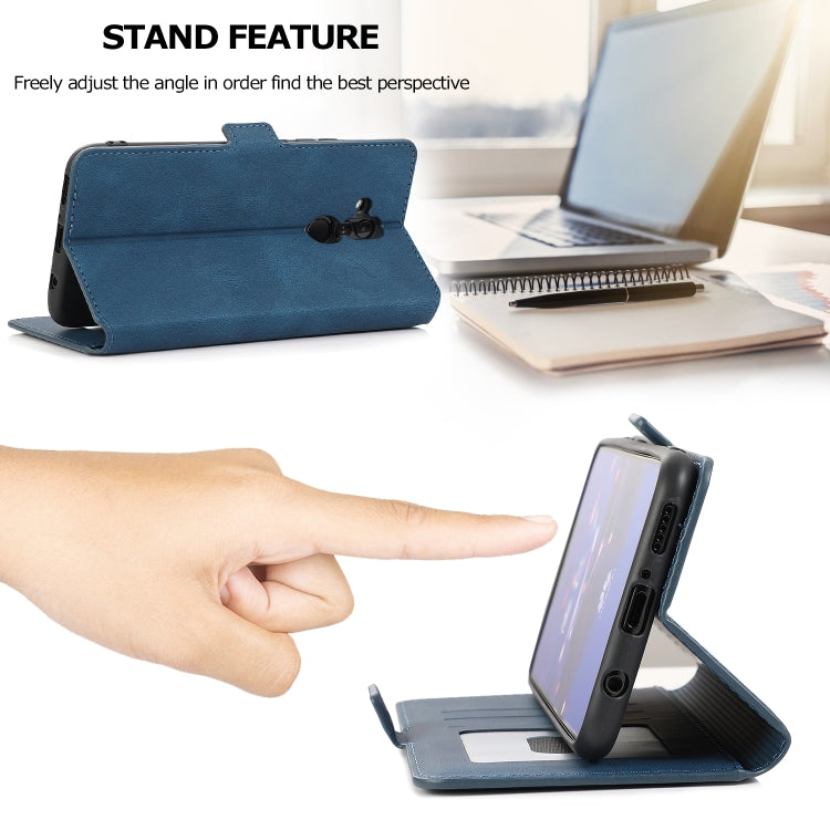 For Huawei Mate 20 Lite Retro Magnetic Closing Clasp Horizontal Flip Leather Case with Holder & Card Slots & Photo Frame & Wallet