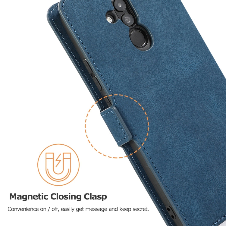 For Huawei Mate 20 Lite Retro Magnetic Closing Clasp Horizontal Flip Leather Case with Holder & Card Slots & Photo Frame & Wallet