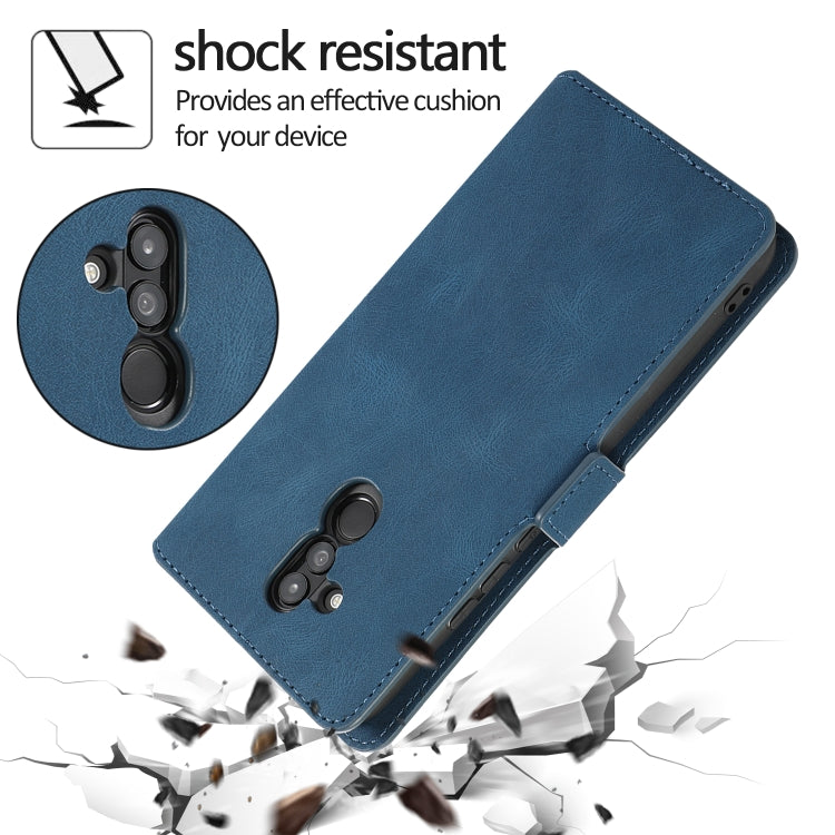 For Huawei Mate 20 Lite Retro Magnetic Closing Clasp Horizontal Flip Leather Case with Holder & Card Slots & Photo Frame & Wallet