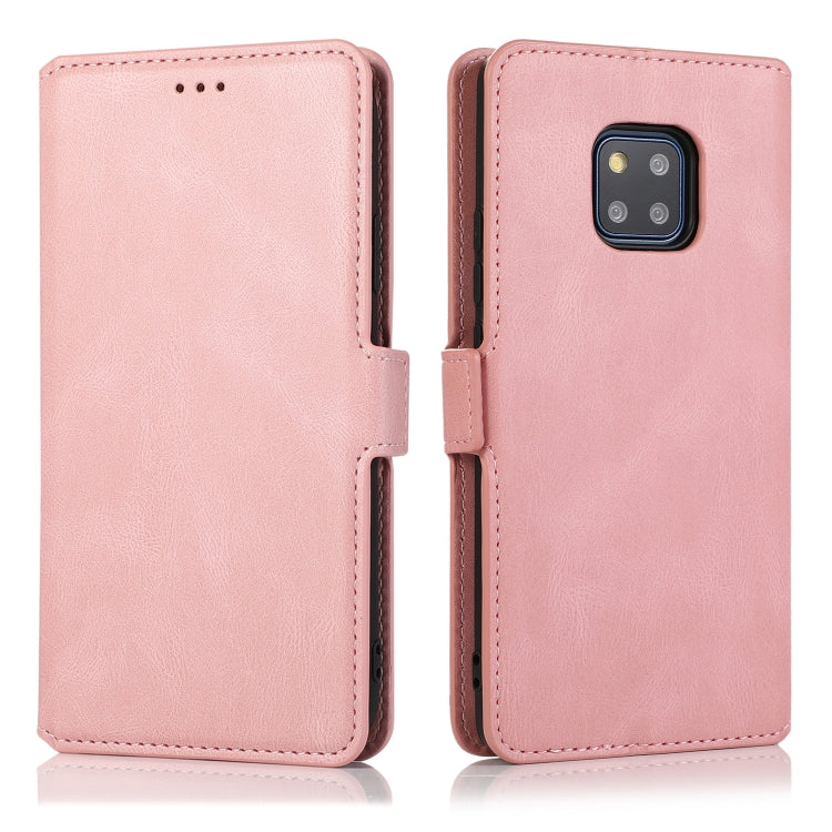 For Huawei Mate 20 Pro Retro Magnetic Closing Clasp Horizontal Flip Leather Case with Holder & Card Slots & Photo Frame & Wallet