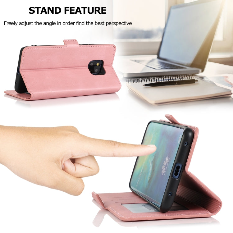 For Huawei Mate 20 Pro Retro Magnetic Closing Clasp Horizontal Flip Leather Case with Holder & Card Slots & Photo Frame & Wallet
