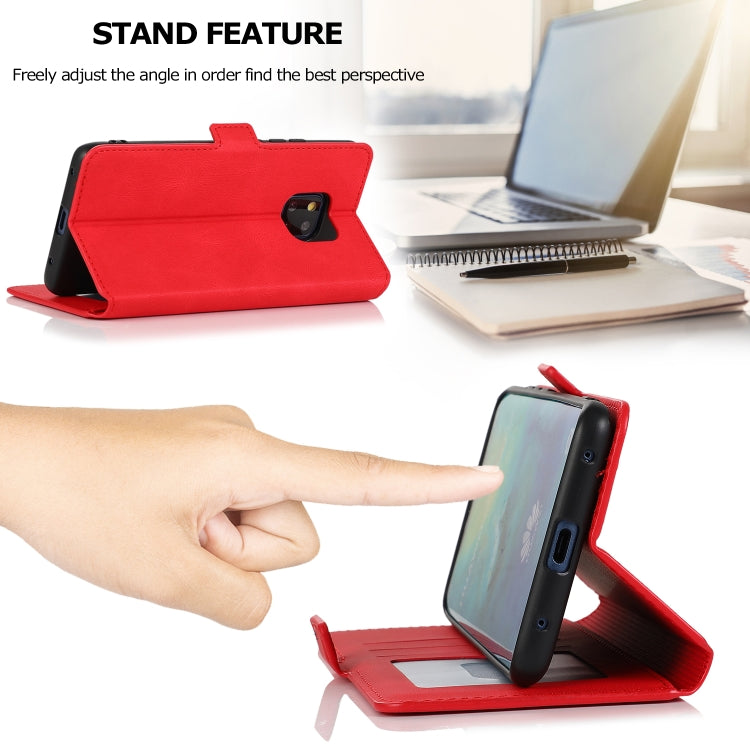 For Huawei Mate 20 Pro Retro Magnetic Closing Clasp Horizontal Flip Leather Case with Holder & Card Slots & Photo Frame & Wallet