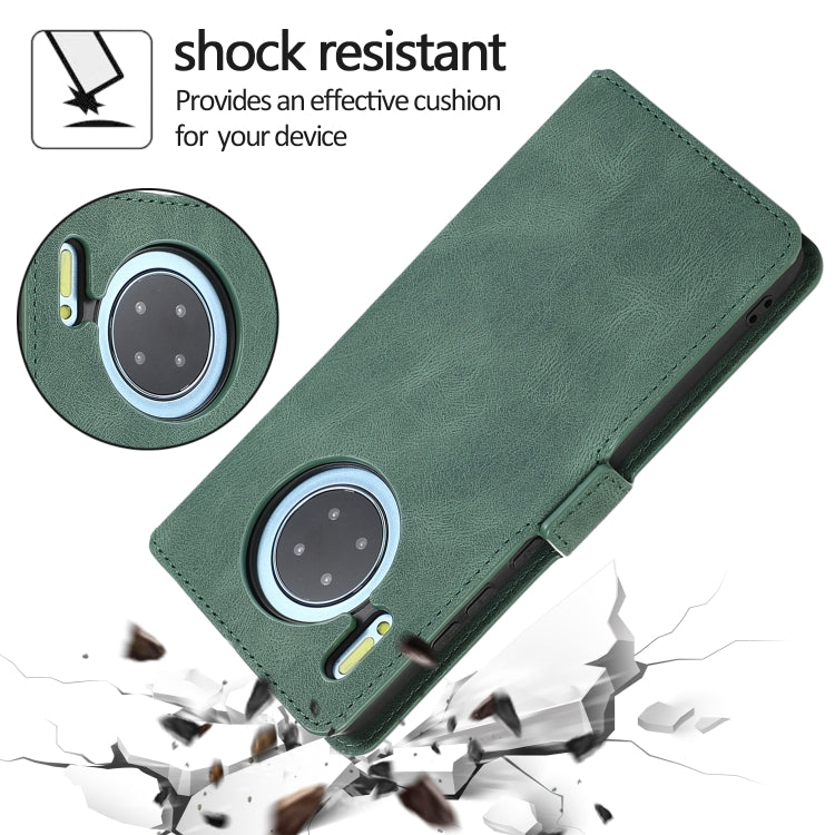 For Huawei Mate 30 Retro Magnetic Closing Clasp Horizontal Flip Leather Case with Holder & Card Slots & Photo Frame & Wallet