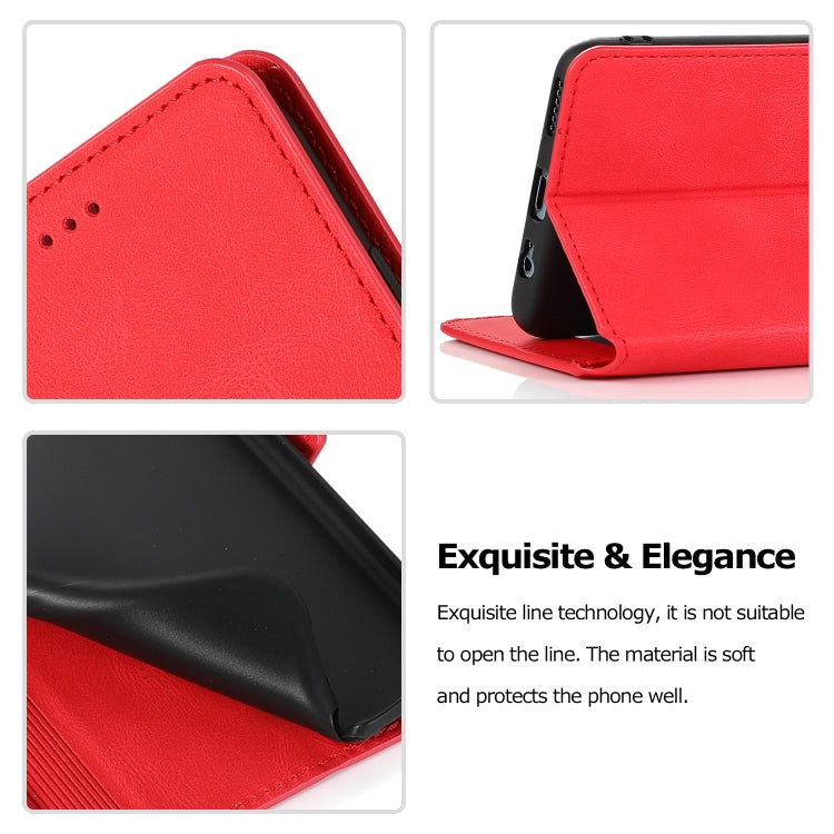 For Huawei Mate 30 Retro Magnetic Closing Clasp Horizontal Flip Leather Case with Holder & Card Slots & Photo Frame & Wallet
