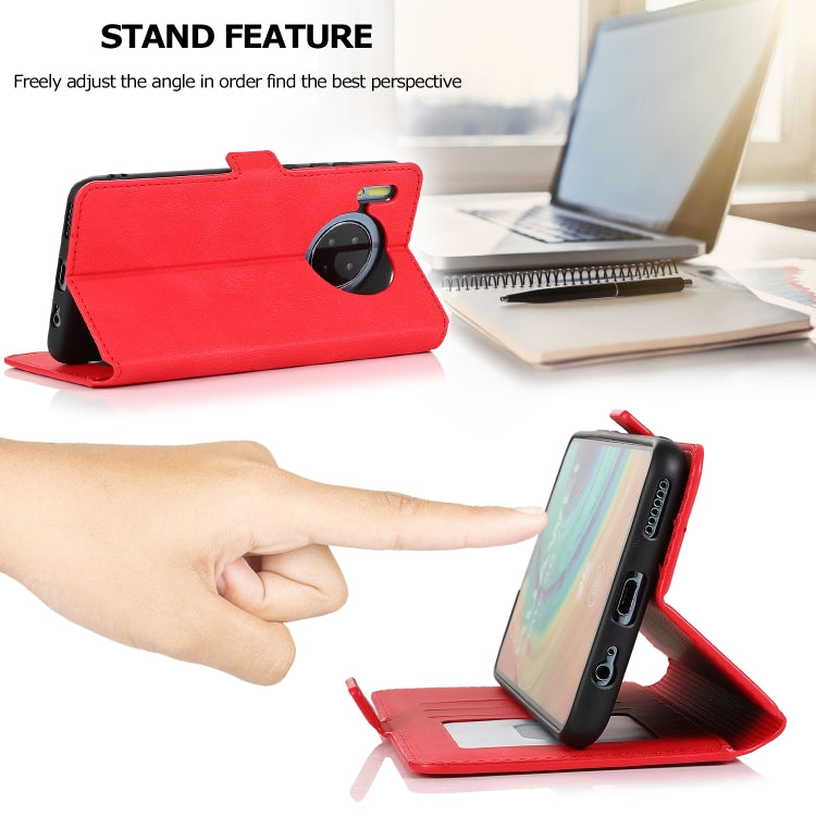 For Huawei Mate 30 Retro Magnetic Closing Clasp Horizontal Flip Leather Case with Holder & Card Slots & Photo Frame & Wallet