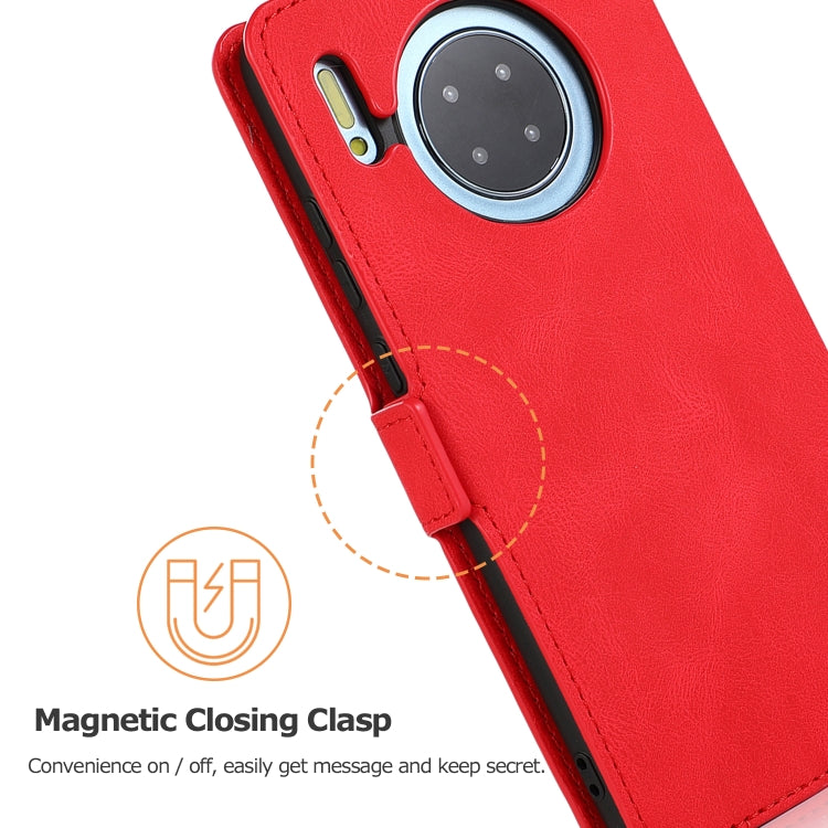 For Huawei Mate 30 Retro Magnetic Closing Clasp Horizontal Flip Leather Case with Holder & Card Slots & Photo Frame & Wallet