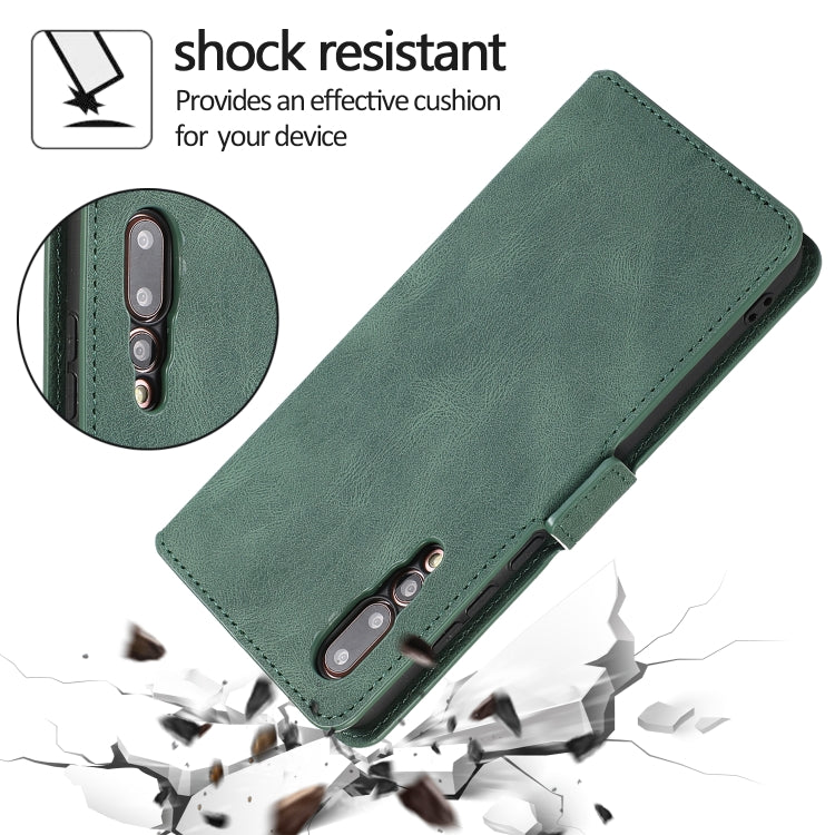 For Huawei P20 Pro Retro Magnetic Closing Clasp Horizontal Flip Leather Case with Holder & Card Slots & Photo Frame & Wallet