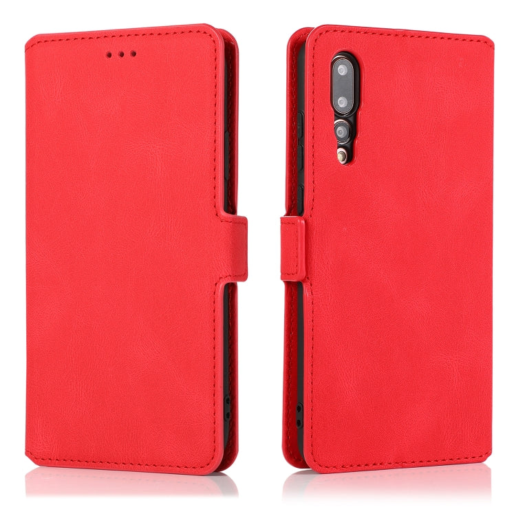 For Huawei P20 Pro Retro Magnetic Closing Clasp Horizontal Flip Leather Case with Holder & Card Slots & Photo Frame & Wallet