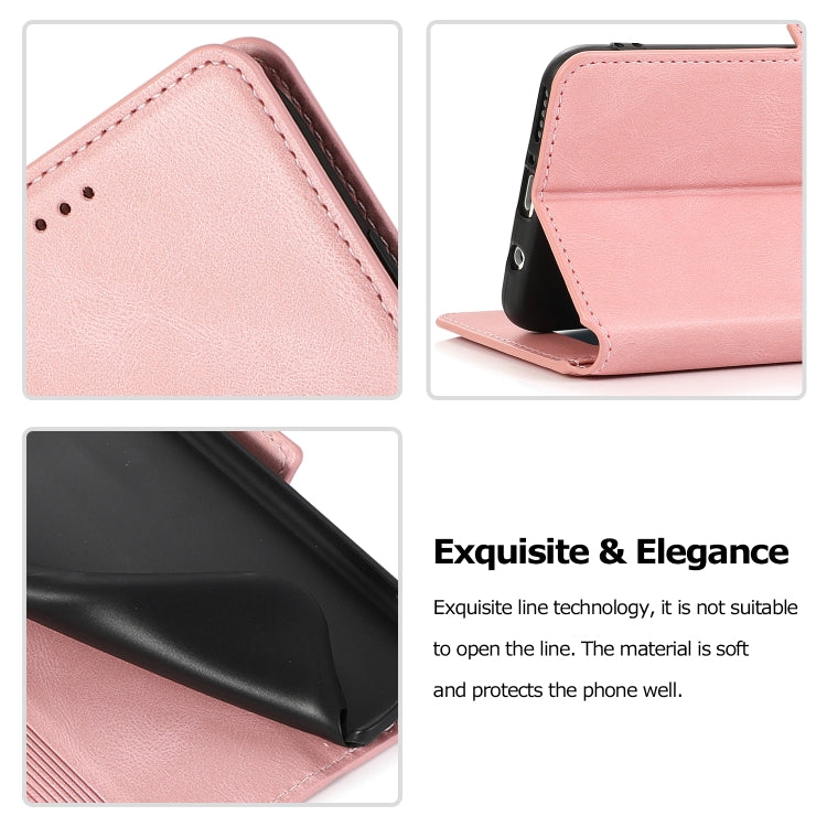 For Huawei P30 Lite Retro Magnetic Closing Clasp Horizontal Flip Leather Case with Holder & Card Slots & Photo Frame & Wallet