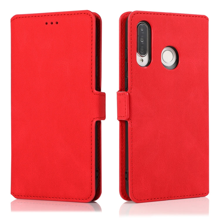 For Huawei P30 Lite Retro Magnetic Closing Clasp Horizontal Flip Leather Case with Holder & Card Slots & Photo Frame & Wallet