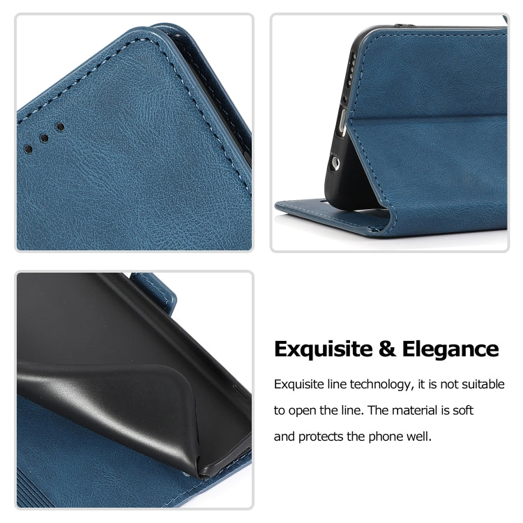 For Huawei P30 Lite Retro Magnetic Closing Clasp Horizontal Flip Leather Case with Holder & Card Slots & Photo Frame & Wallet