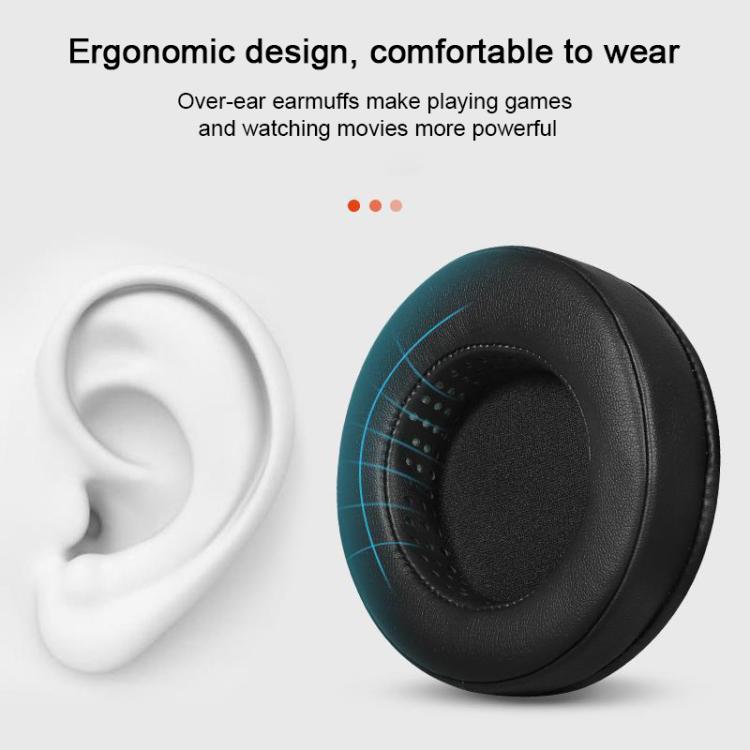2pcs Protein Leather Replacement Earpads For AKG K812 Pro - Black