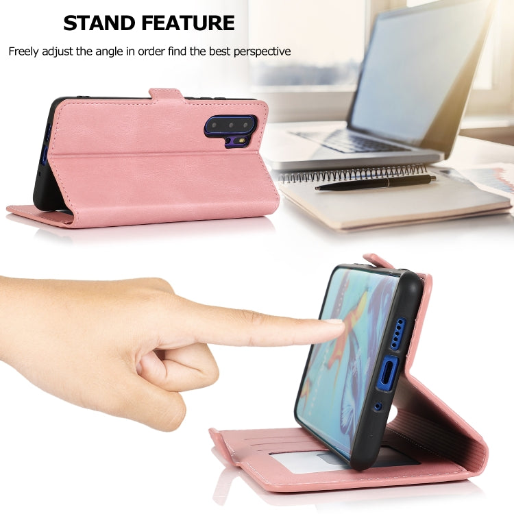 For Huawei P30 Pro Retro Magnetic Closing Clasp Horizontal Flip Leather Case with Holder & Card Slots & Photo Frame & Wallet