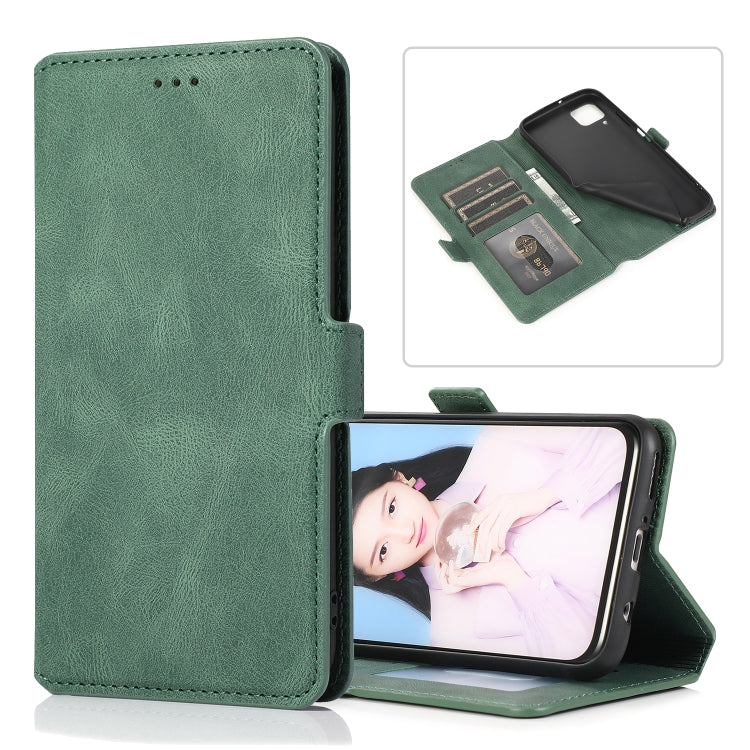 For Huawei P40 Pro Retro Magnetic Closing Clasp Horizontal Flip Leather Case with Holder & Card Slots & Photo Frame & Wallet