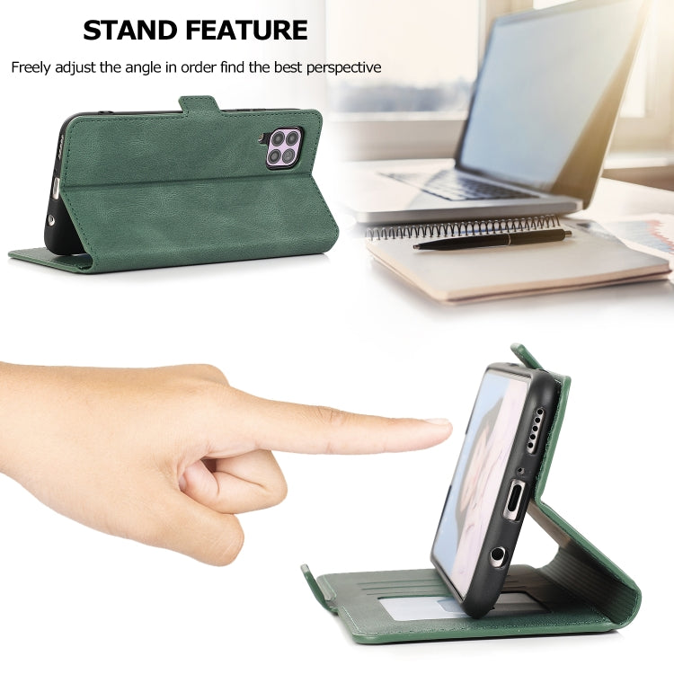 For Huawei P40 Pro Retro Magnetic Closing Clasp Horizontal Flip Leather Case with Holder & Card Slots & Photo Frame & Wallet