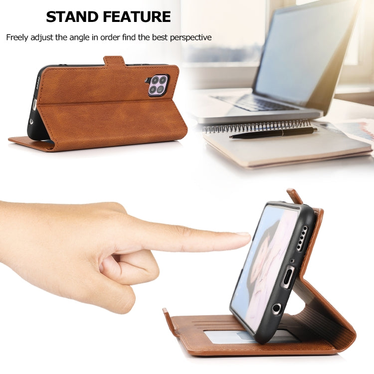 For Huawei P40 Pro Retro Magnetic Closing Clasp Horizontal Flip Leather Case with Holder & Card Slots & Photo Frame & Wallet