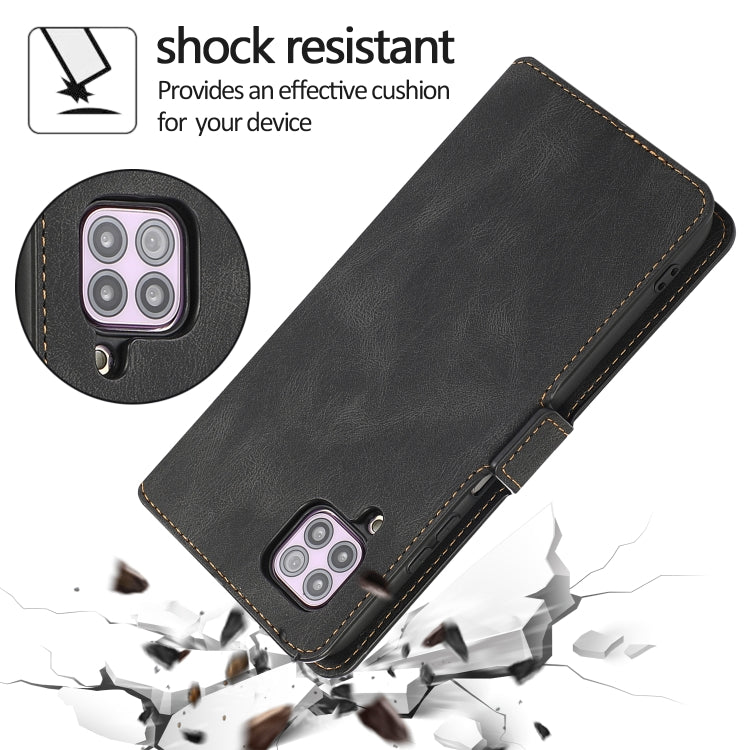 For Huawei P40 Pro Retro Magnetic Closing Clasp Horizontal Flip Leather Case with Holder & Card Slots & Photo Frame & Wallet