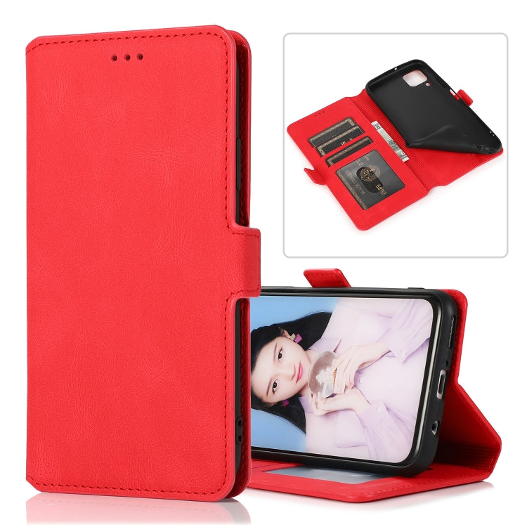 For Huawei P40 Pro Retro Magnetic Closing Clasp Horizontal Flip Leather Case with Holder & Card Slots & Photo Frame & Wallet