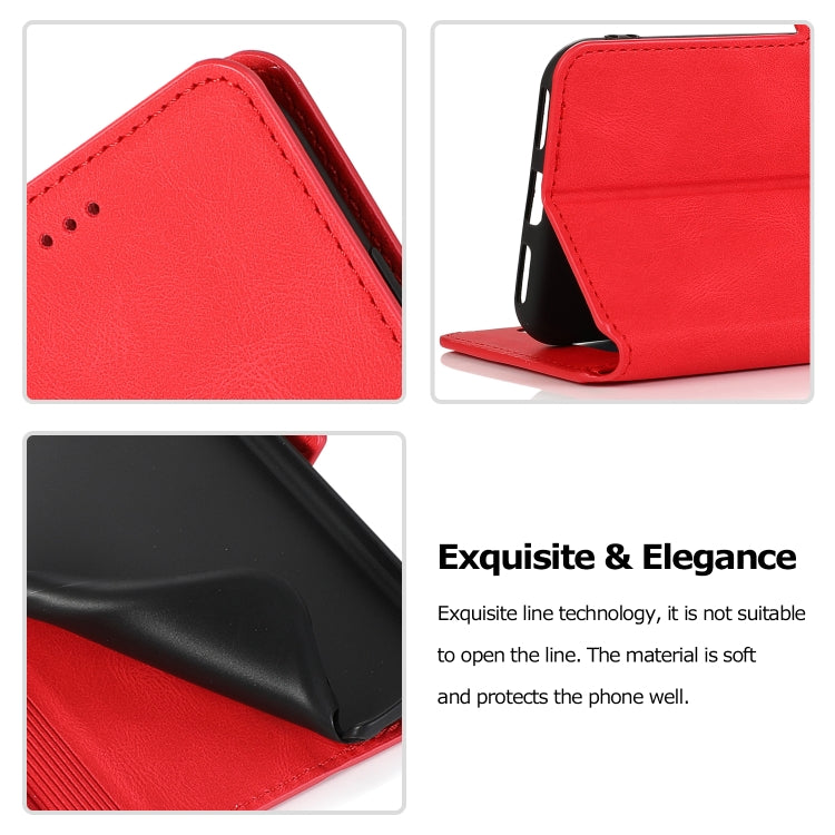 For Huawei Y6 (2019) Retro Magnetic Closing Clasp Horizontal Flip Leather Case with Holder & Card Slots & Photo Frame & Wallet