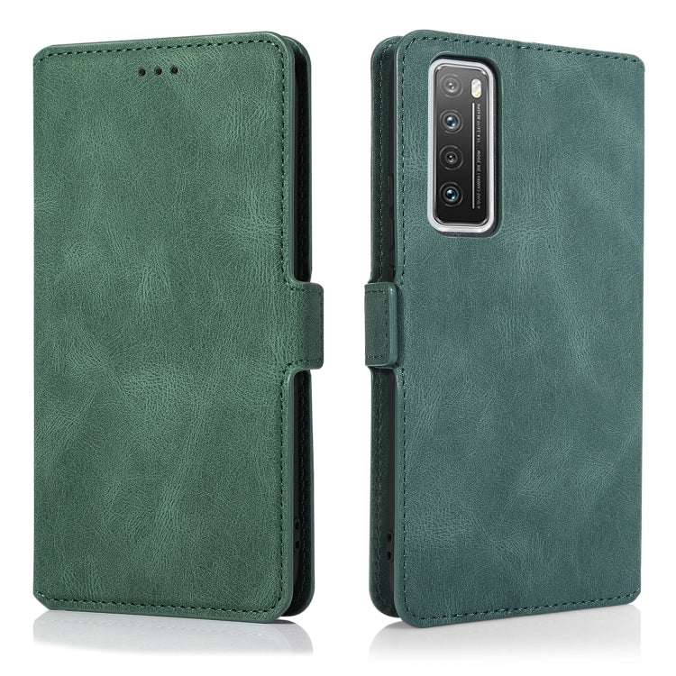 For Huawei nova 7 5G Retro Magnetic Closing Clasp Horizontal Flip Leather Case with Holder & Card Slots & Photo Frame & Wallet