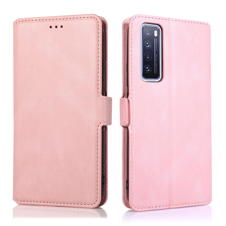 For Huawei nova 7 5G Retro Magnetic Closing Clasp Horizontal Flip Leather Case with Holder & Card Slots & Photo Frame & Wallet