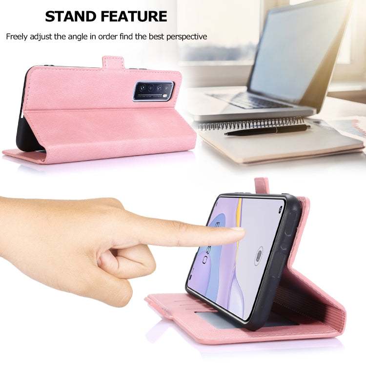 For Huawei nova 7 5G Retro Magnetic Closing Clasp Horizontal Flip Leather Case with Holder & Card Slots & Photo Frame & Wallet