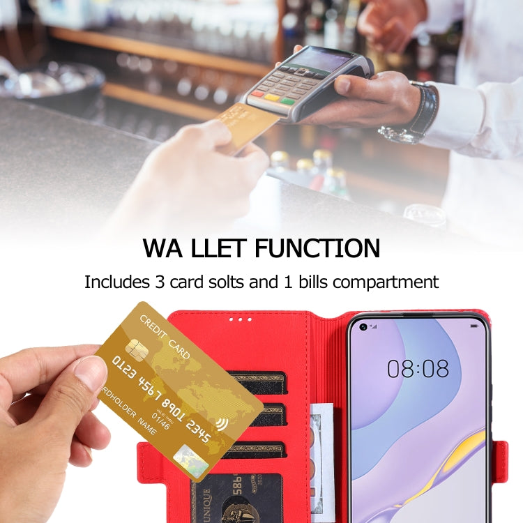 For Huawei nova 7 5G Retro Magnetic Closing Clasp Horizontal Flip Leather Case with Holder & Card Slots & Photo Frame & Wallet