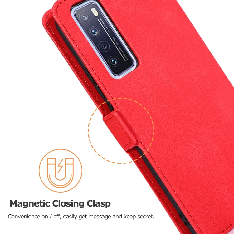 For Huawei nova 7 5G Retro Magnetic Closing Clasp Horizontal Flip Leather Case with Holder & Card Slots & Photo Frame & Wallet