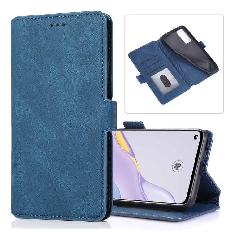 For Huawei nova 7 5G Retro Magnetic Closing Clasp Horizontal Flip Leather Case with Holder & Card Slots & Photo Frame & Wallet