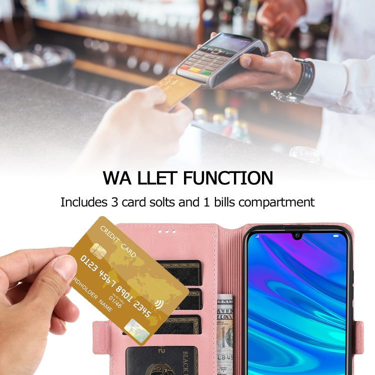 For Huawei Enjoy 9s Retro Magnetic Closing Clasp Horizontal Flip Leather Case with Holder & Card Slots & Photo Frame & Wallet