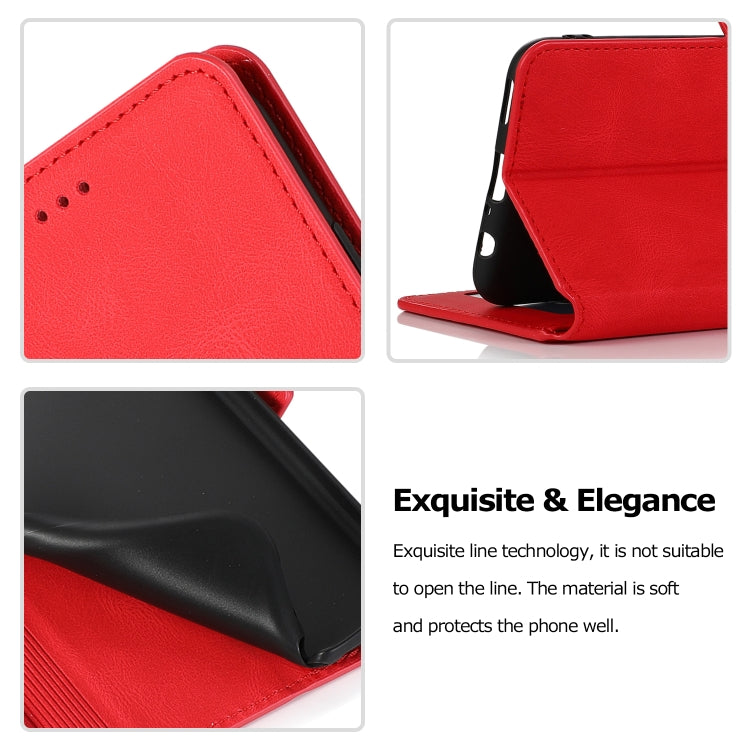 For Huawei Enjoy 9s Retro Magnetic Closing Clasp Horizontal Flip Leather Case with Holder & Card Slots & Photo Frame & Wallet
