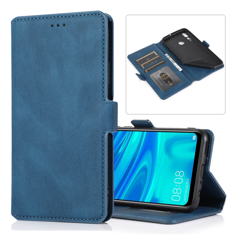 For Huawei Enjoy 9s Retro Magnetic Closing Clasp Horizontal Flip Leather Case with Holder & Card Slots & Photo Frame & Wallet