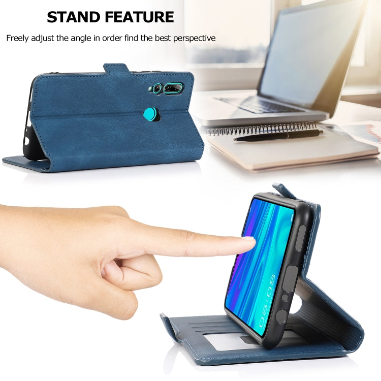 For Huawei Enjoy 9s Retro Magnetic Closing Clasp Horizontal Flip Leather Case with Holder & Card Slots & Photo Frame & Wallet