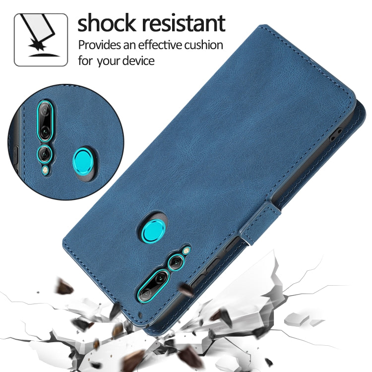 For Huawei Enjoy 9s Retro Magnetic Closing Clasp Horizontal Flip Leather Case with Holder & Card Slots & Photo Frame & Wallet