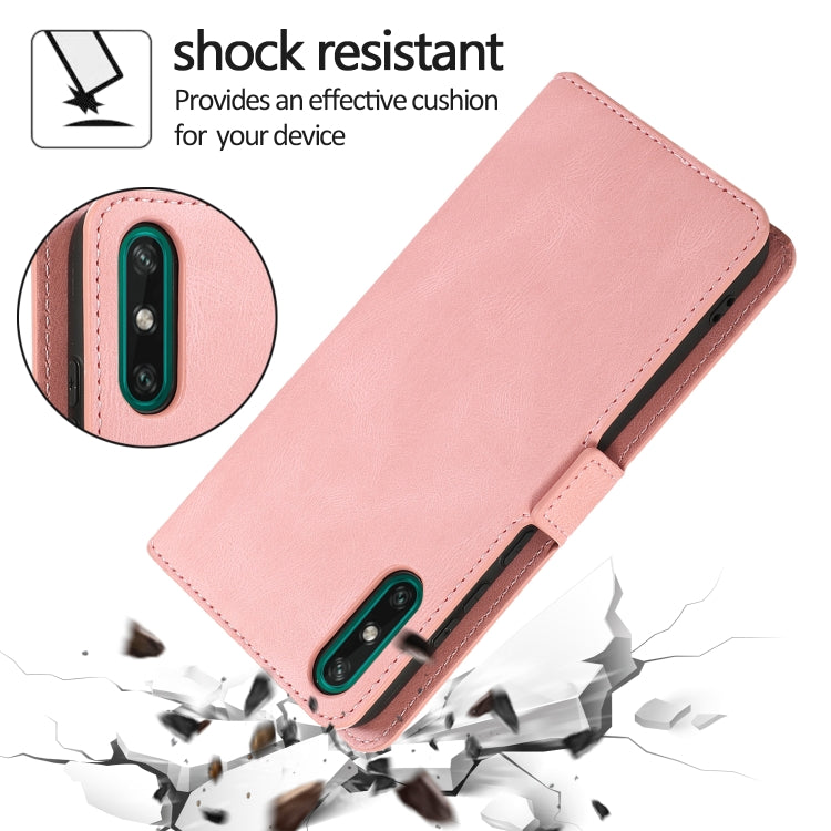 For Huawei Enjoy 10e Retro Magnetic Closing Clasp Horizontal Flip Leather Case with Holder & Card Slots & Photo Frame & Wallet