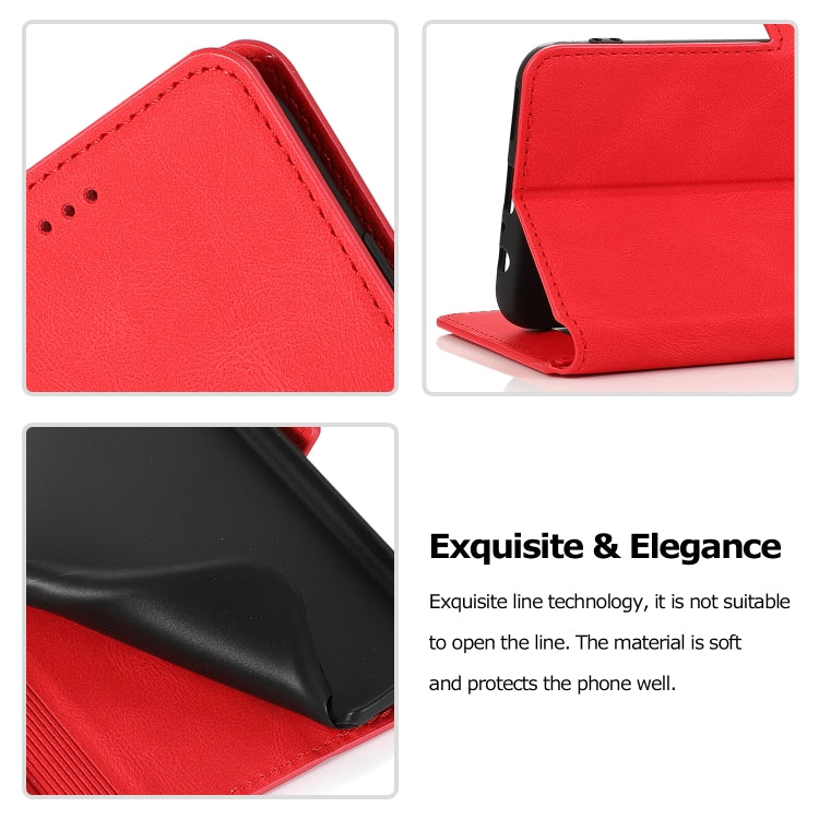 For Huawei Enjoy 10e Retro Magnetic Closing Clasp Horizontal Flip Leather Case with Holder & Card Slots & Photo Frame & Wallet