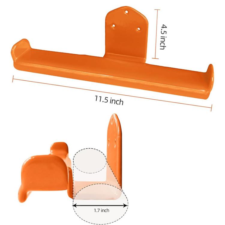 Wall Mounted Backpack Leaf Blower Hook Garden Tool Storage Bracket - Orange