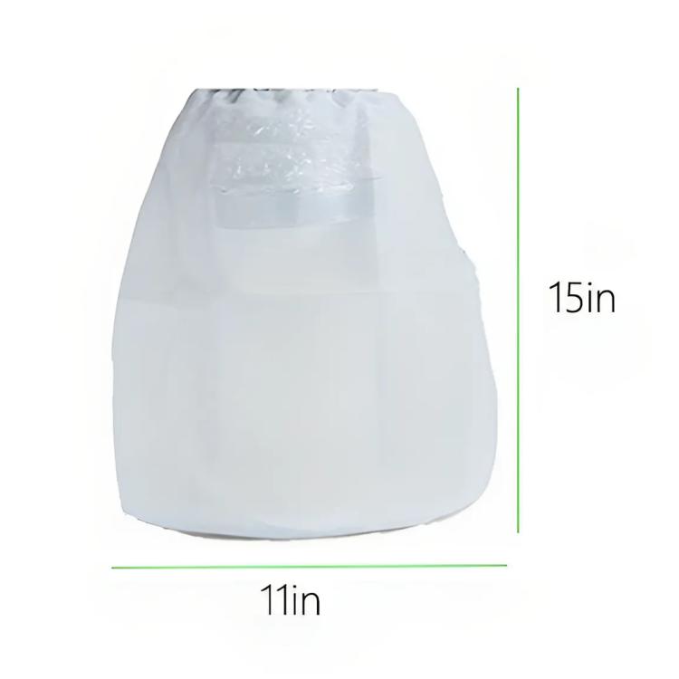 3pcs/Pack Dryer Vent Lint Trap Dryer Vent Duct Lint Bag - White