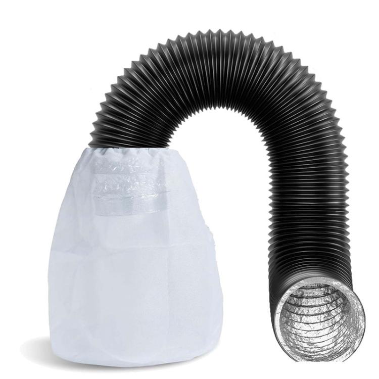 3pcs/Pack Dryer Vent Lint Trap Dryer Vent Duct Lint Bag - White